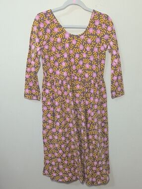 Alice + Ames Ballet Dress in Harvest Moon Green + Pink Floral Girls Size 10